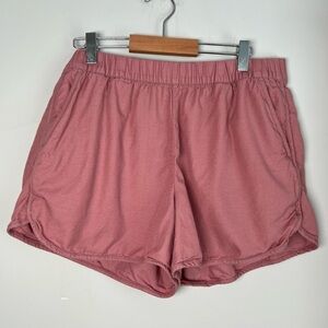 Madewell Shorts Pull On Elastic Waist Pink Women’s Medium